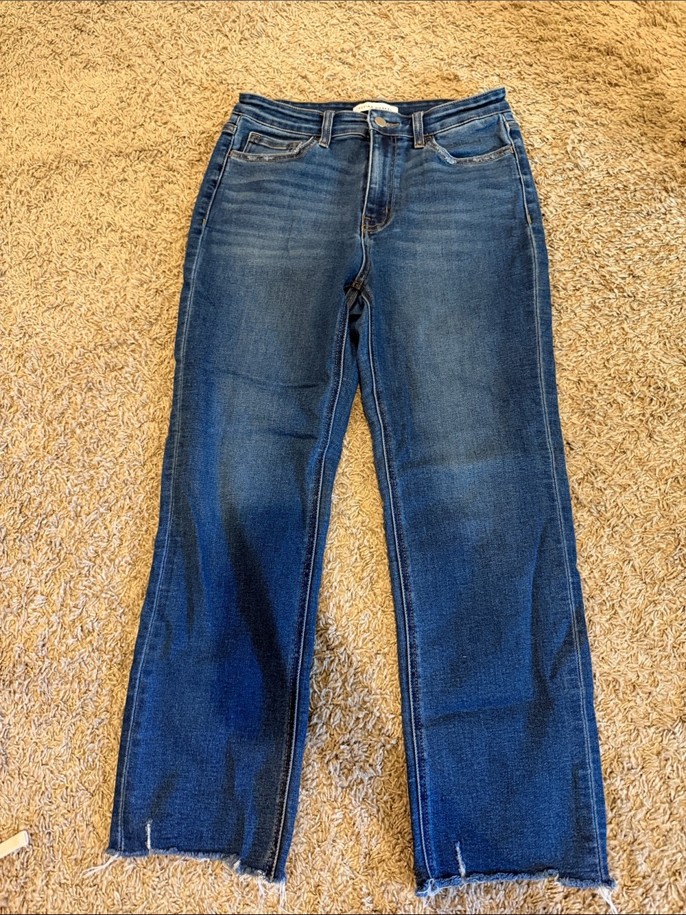 Flying Monkey Women's Straight-Leg Jeans in Dark Wash